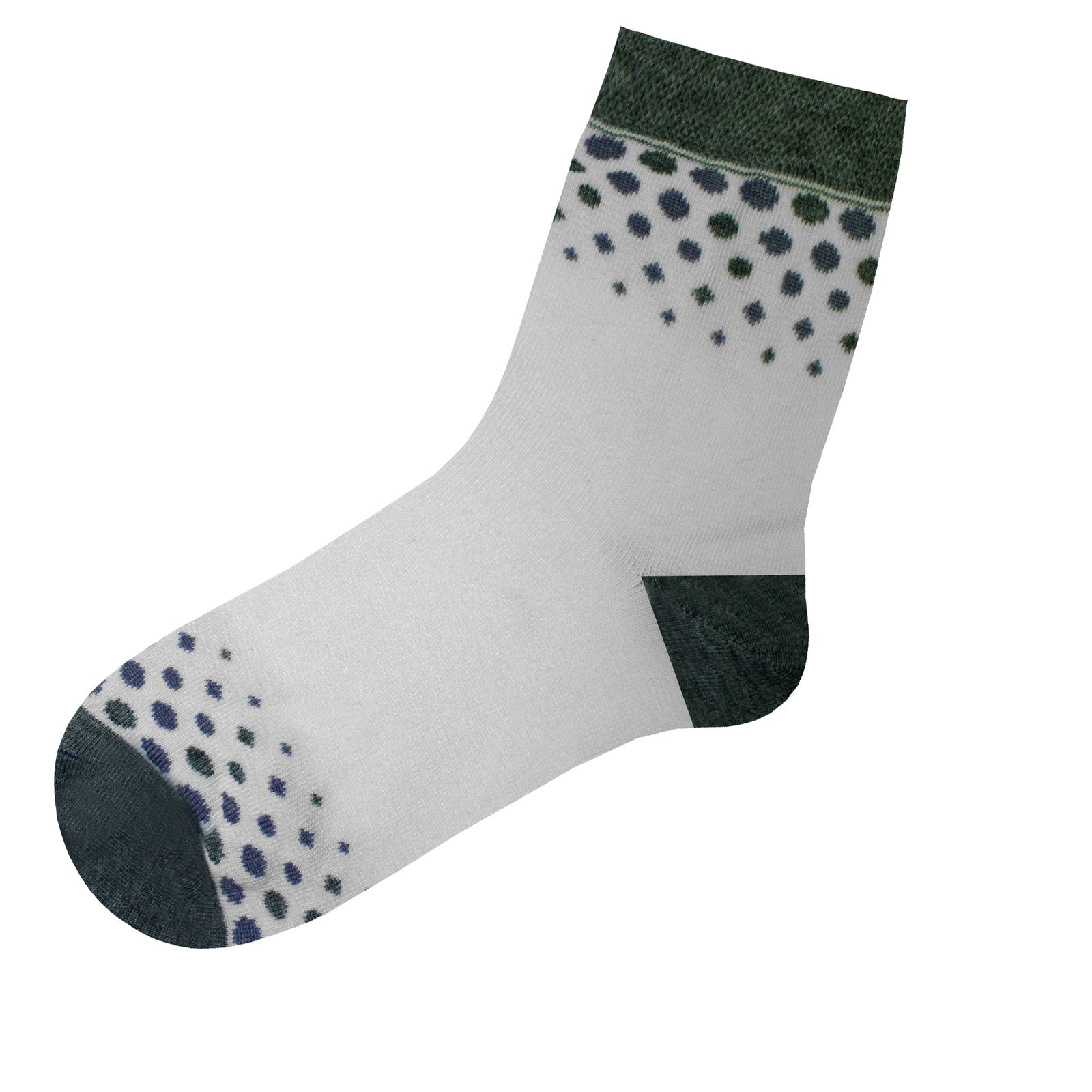  جوراب زنانه دیزر طرح توپ توپی کد fiory1371-W-Gy -  - 1