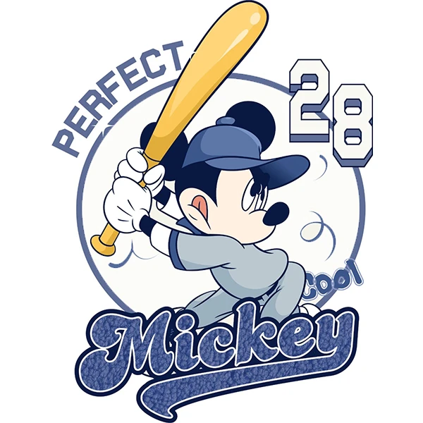 استیکر پارچه و لباس پاد آفرین طرح میکی موس کد 5358