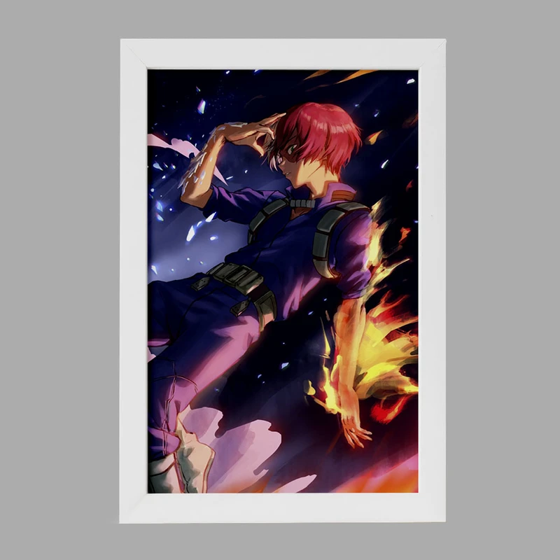 تابلو خندالو مدل شوتو تودوروکی انیمه آکادمی قهرمان من کد 23495