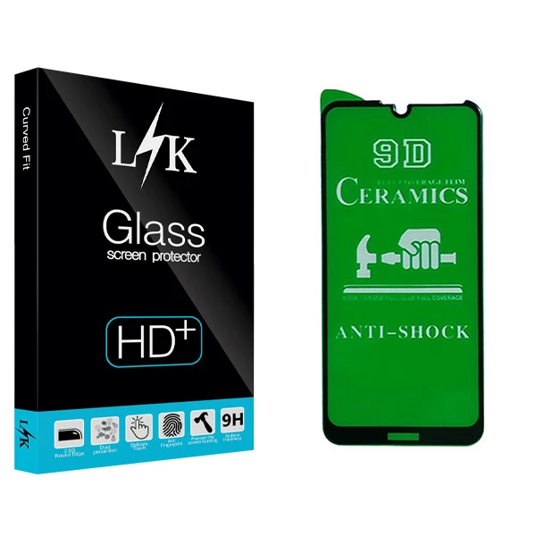 محافظ صفحه نمایش سرامیکی ال کی مدل Hard glass مناسب برای گوشی موبایل هوآوی Y7 2019