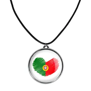 گردنبند خندالو مدل پرچم پرتغال کد 2054120537