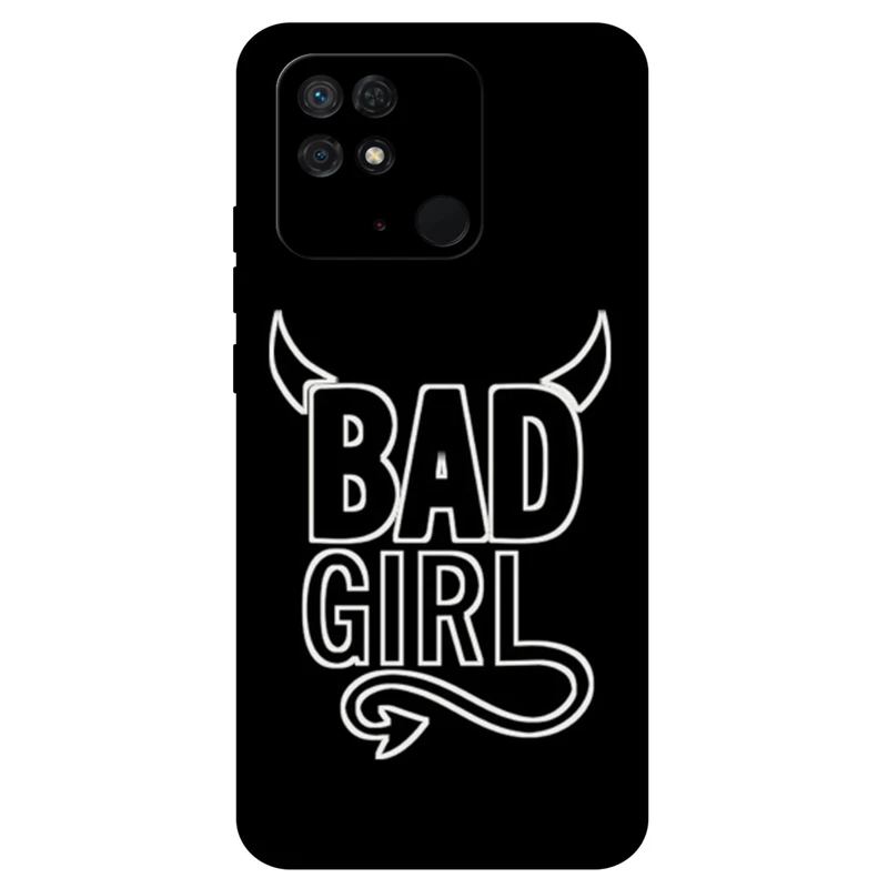 کاور مگافون طرح دختر بد مدل 8105 مناسب برای گوشی موبایل شیائومی Redmi 10C