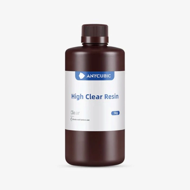 رزین پرینتر سه بعدی آنیکیوبیک مدل High Clear Resin حجم یک لیتر
