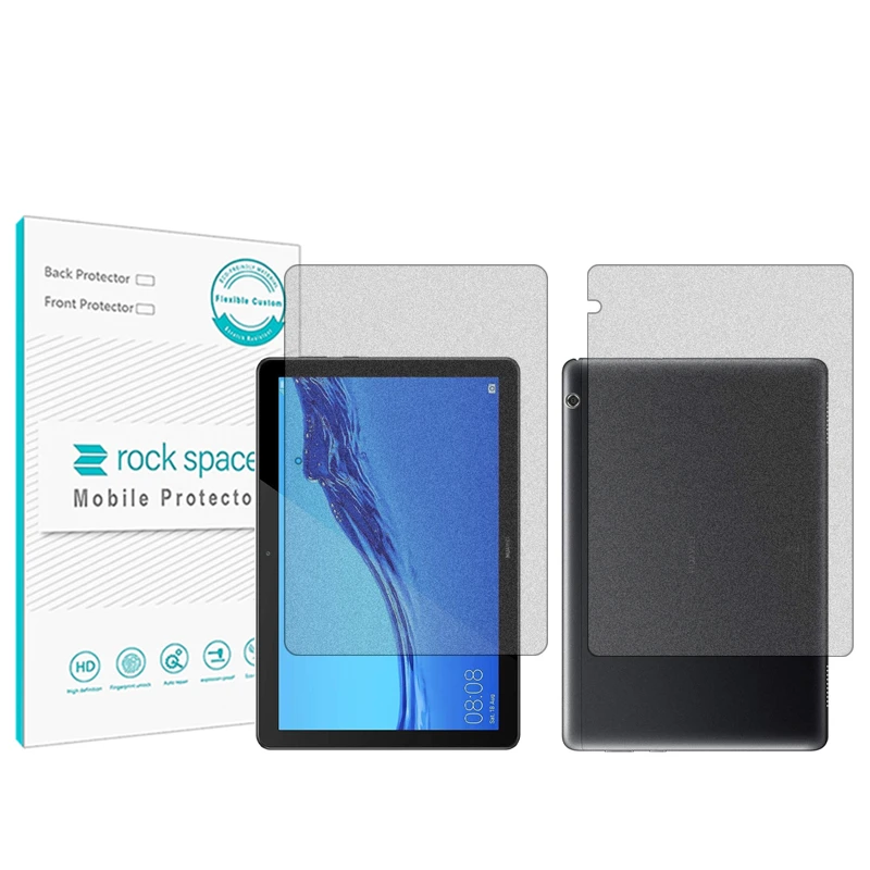 محافظ صفحه نمایش مات راک اسپیس مدل HyMTT مناسب برای تبلت هوآوی Mediapad X2 به همراه محافظ پشت گوشی