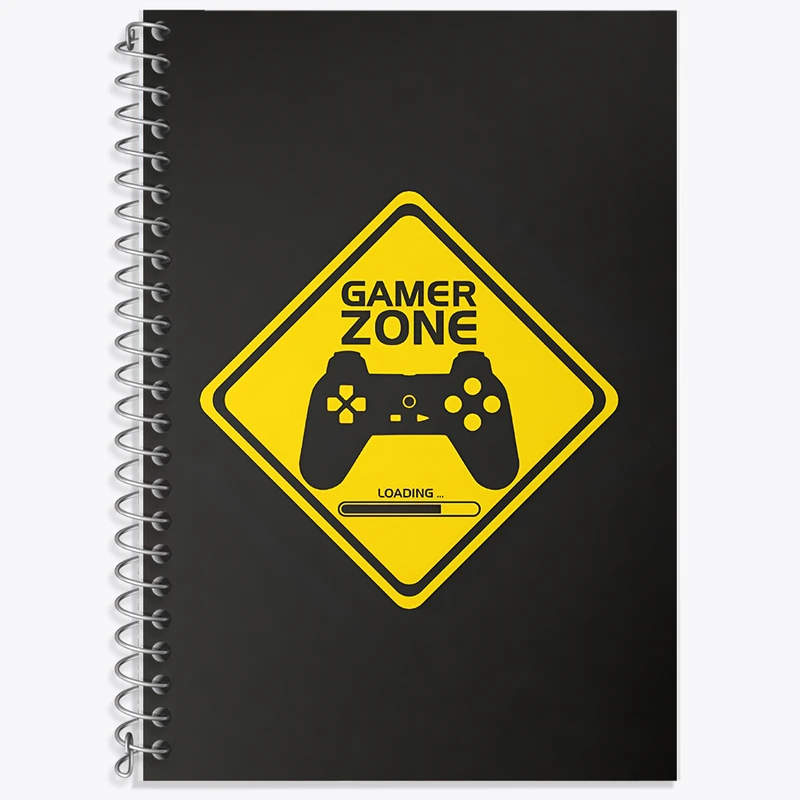 دفتر نت موسیقی 50 برگ خندالو طرح گیمر (Gamer) کد F6852