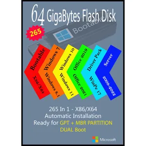 سیستم عامل Windows 7 8.1 10 11 Server X86 X64 - 265 In 1 Office 2019 - 2021 Pro Plus نشر مایکروسافت