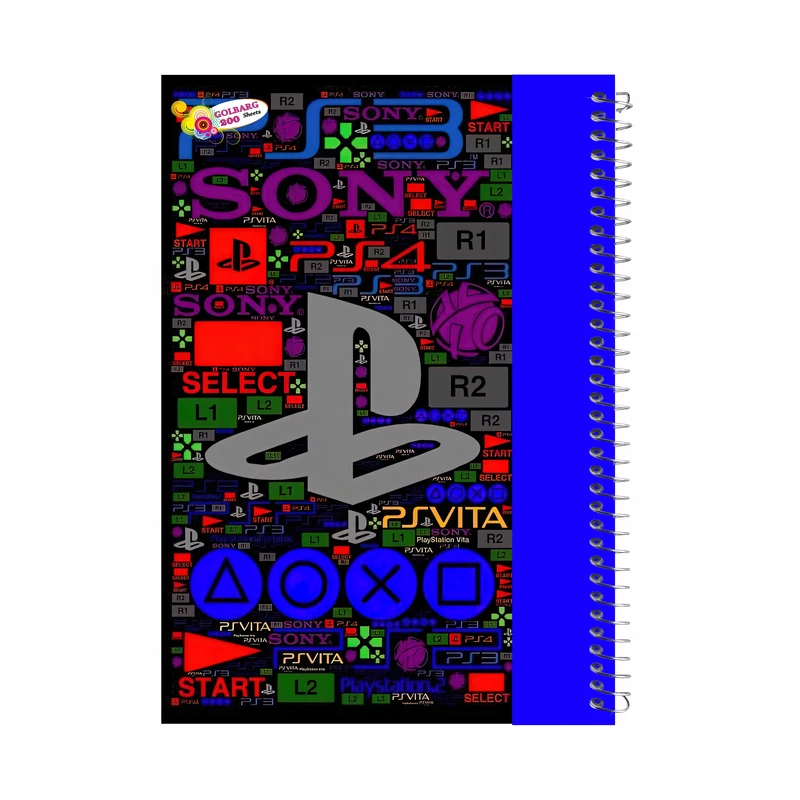 دفتر مشق 200 برگ گلبرگ مدل دانشجویی کد 8336