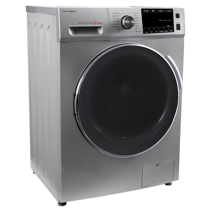 ماشین لباسشویی پاکشوما مدل TFU - 93433 WT ظرفیت 9 کیلوگرم
