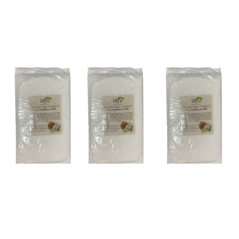 پارافین لفو مدل coconut وزن 500 گرم مجموعه 3 عددی