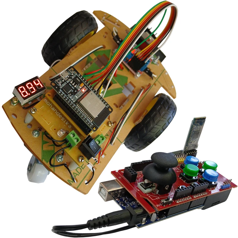 کیت آموزش الکترونیک مهندسیکا مدل کنترل بیسیم ESP32_BLE03