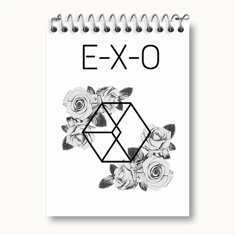 دفتر یادداشت 50 برگ خندالو مدل گروه اکسو EXO کد 16828