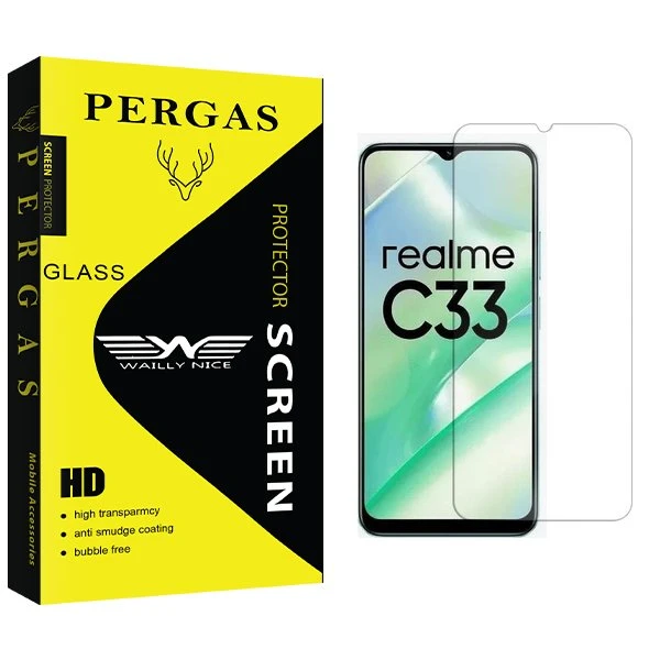 محافظ صفحه نمایش وایلی نایس مدل Pergas مناسب برای گوشی موبایل ریلمی C33