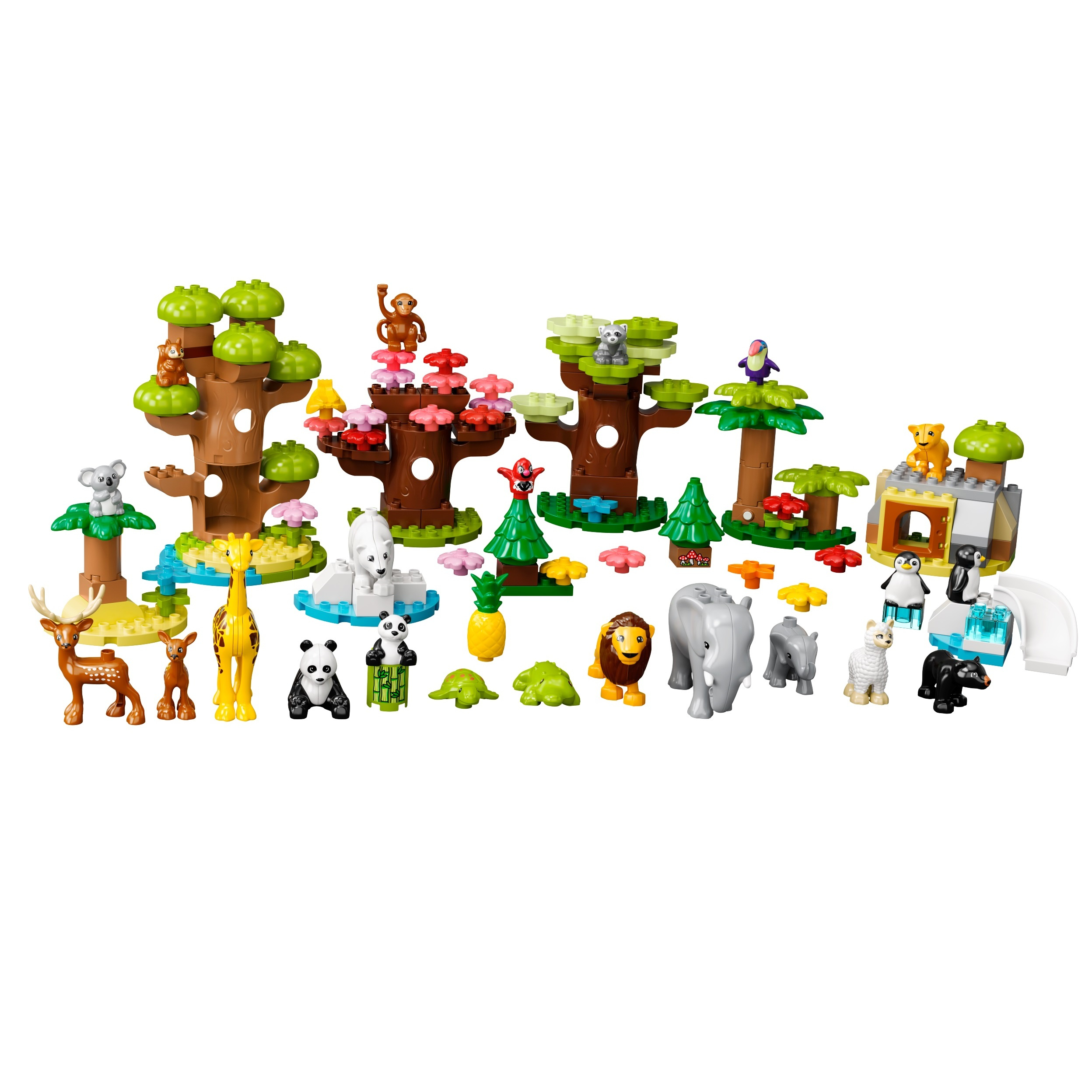 لگو 142 قطعه سری Duplo مدل Wild Animals of the World کد 10975 لگو 142 قطعه سری Duplo مدل Wild Animals of the World کد 10975