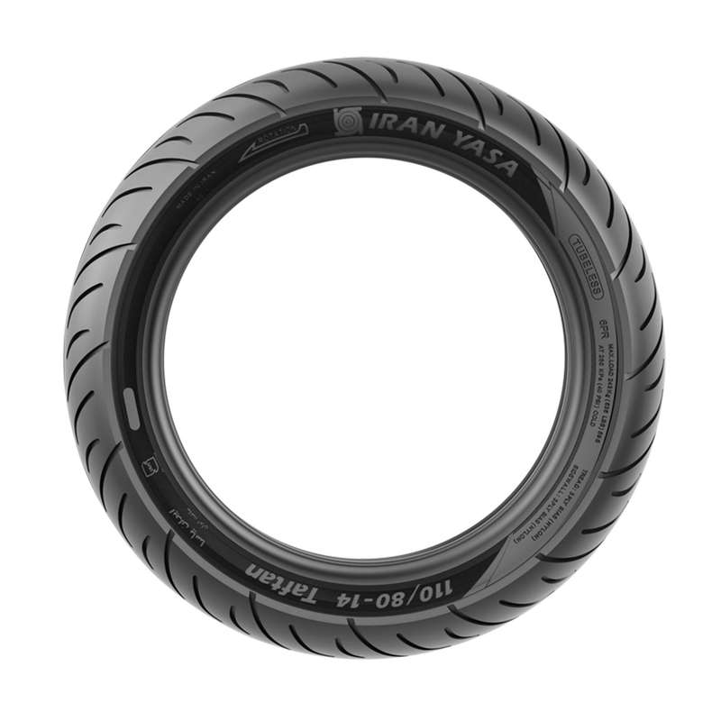 لاستیک موتورسیکلت ایران یاسا مدل کایا سایز 14-110/80