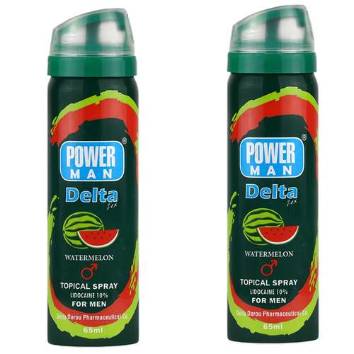 اسپری تاخیری دلتا دارو مدل هندوانه حجم 65 میلی لیتر مجموعه 2 عددی