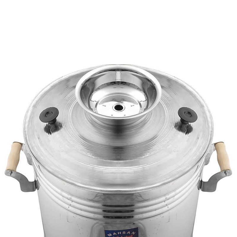 سماور گازی مهسان استیل کار مدل LT گنجایش 115 لیتر