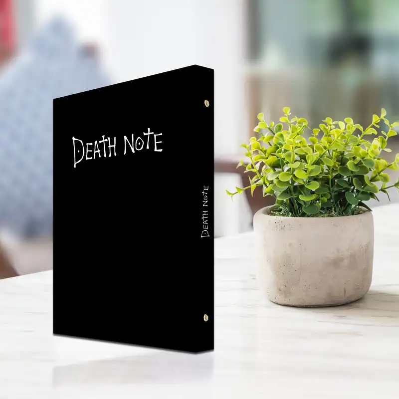 دفتر کلاسوری 100 برگ پدیده نقش مدل 26 حلقه کالکشن انیمه طرح دث نوت کد 04