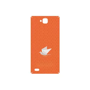 MAHOOT Minimalist origami bird Cover Sticker for Honor 3C