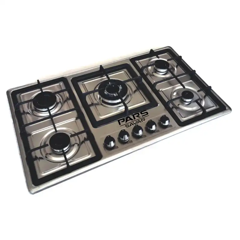 گاز صفحه ای پارس سوار مدل 5 شعله فندک سرخود