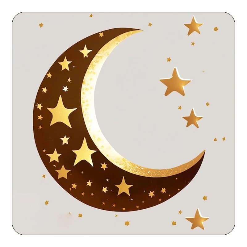 مگنت کاکتی طرح ماه و ستاره مدل mp52377