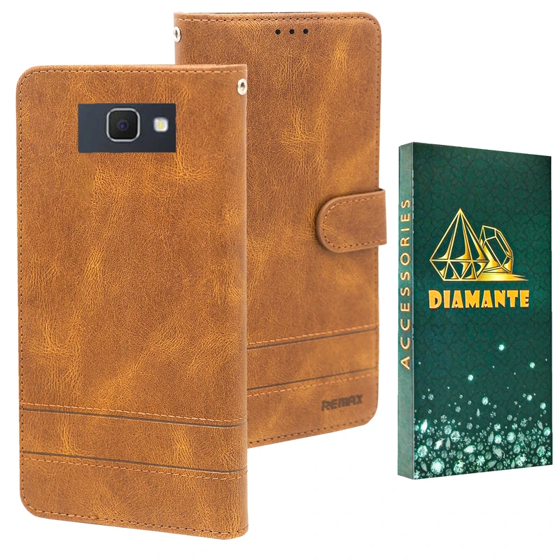 کیف کلاسوری دیامانته مدل Remax gn مناسب برای گوشی موبایل سامسونگ Galaxy J5 Prime