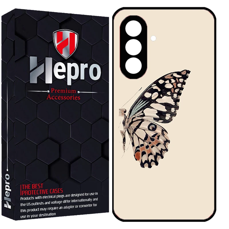 کاور هپرو طرح پروانه کد Dimo-304 مناسب برای گوشی موبایل سامسونگ Galaxy A24