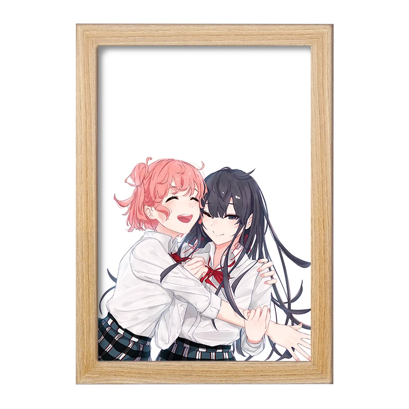 تابلو خندالو مدل یویی و یوکینو انیمه جوانی کمدی رومانتیک من کد 32516