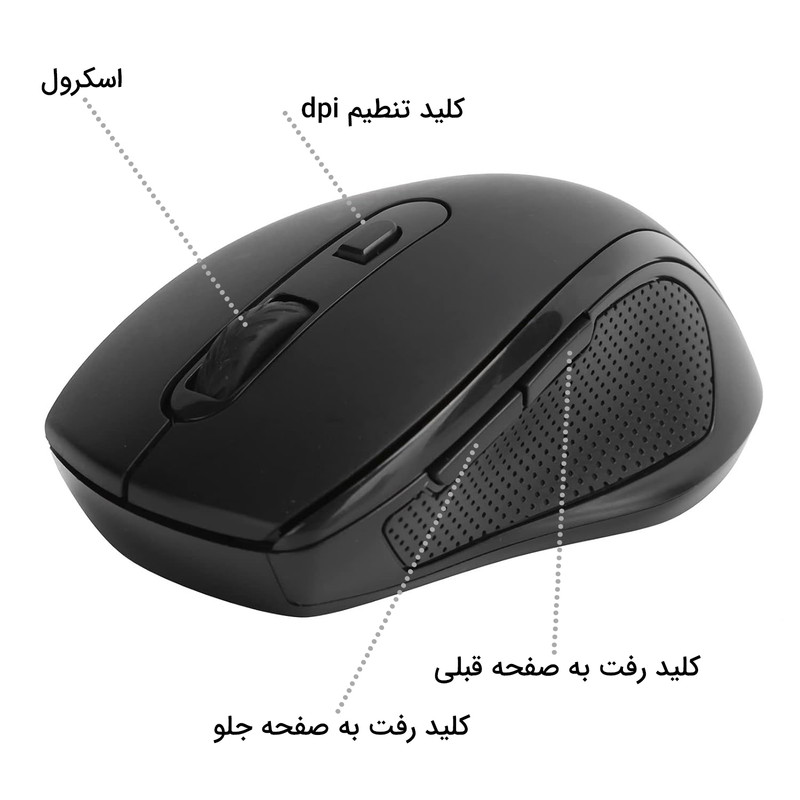 ماوس بی سیم لنوو مدل D1600