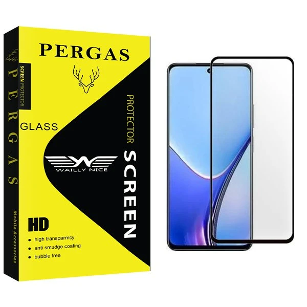 محافظ صفحه نمایش شیشه ای وایلی نایس مدل Pergas مناسب برای گوشی موبایل ریلمی V50s