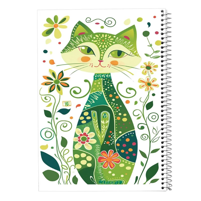 دفتر شطرنجی 50 برگ مدوپد طرح موجودات فانتزی کد DF17003