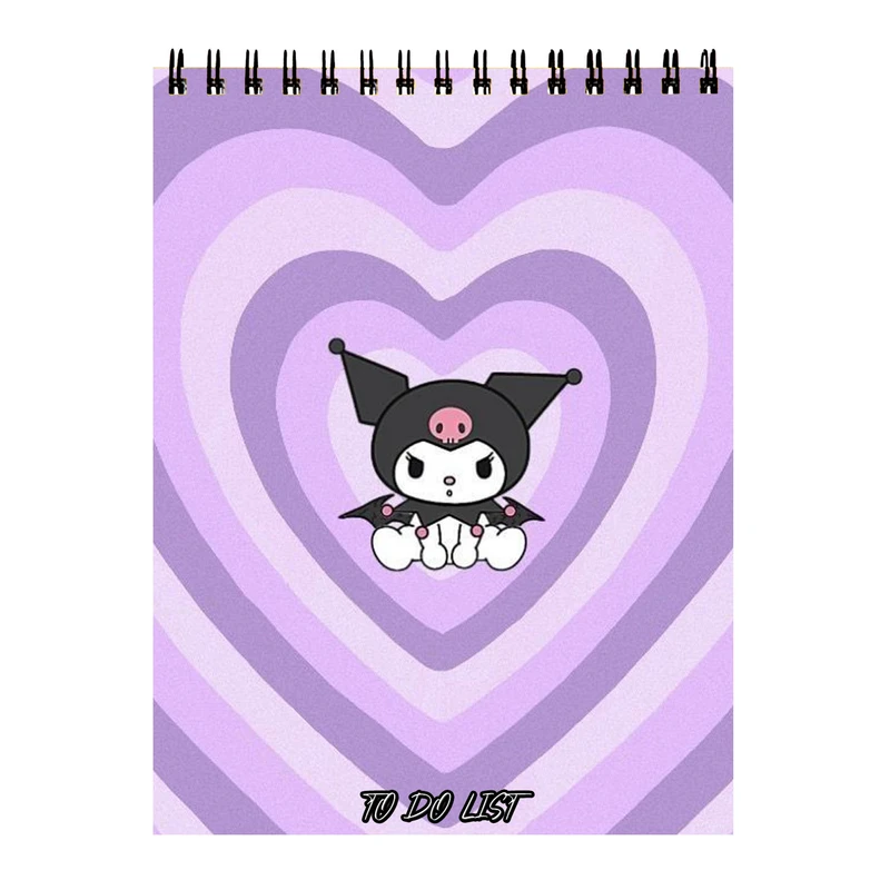 دفتر برنامه‌ریزی 60 برگ مدل کارتون کرومی کد 22