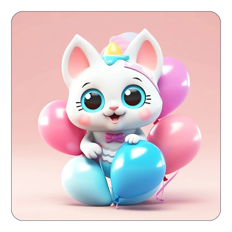 مگنت کاکتی طرح حیوانات کارتونی مدل mp28805