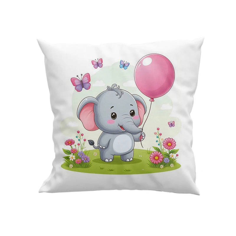 کوسن کودک پاد آفرین مدل فیل و بادکنک کد DKK810