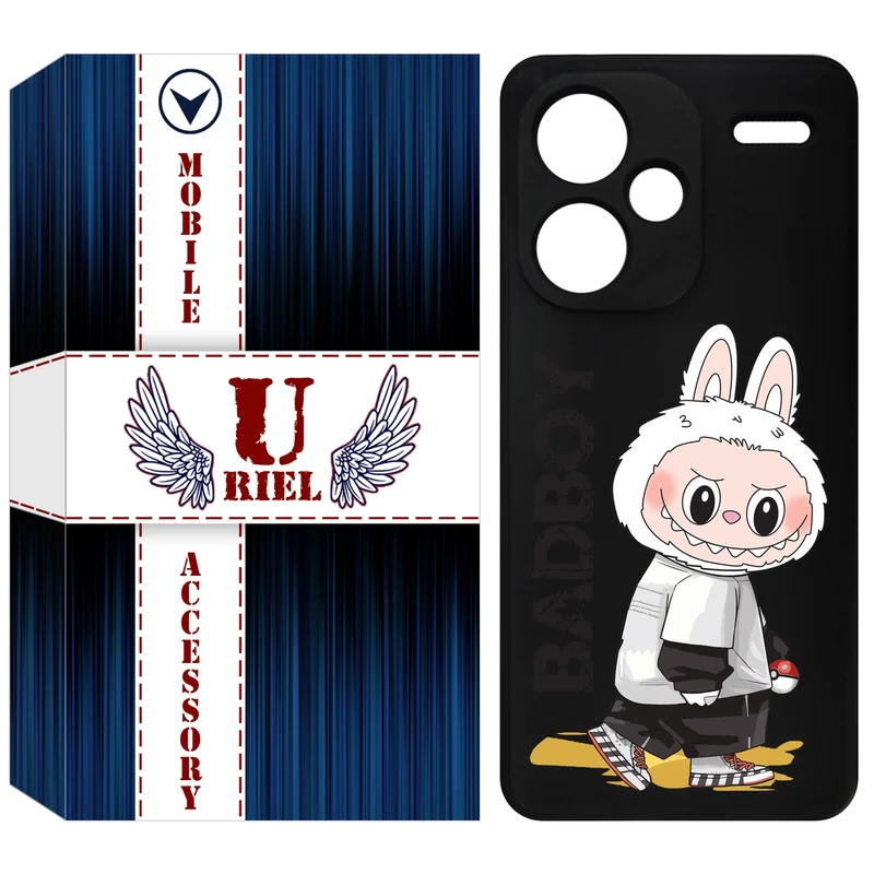 کاور یوریل مدل KSH کد 103 طرح عروسک لبوبو مناسب برای گوشی موبایل شیائومی Redmi Note 13 Pro Plus