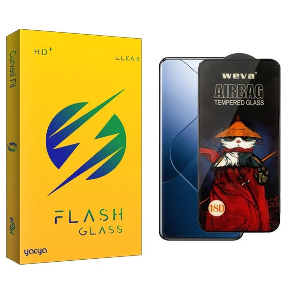 محافظ صفحه نمایش یاکیا مدل Ycanewpkg Airbag مناسب برای گوشی موبایل شیائومی Redmi 14T / 14T Pro