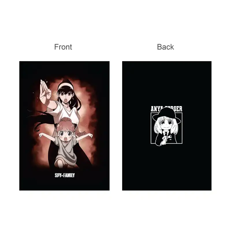 دفتر کلاسوری 100 برگ پدیده نقش مدل انیمه طرح جاسوس و خانواده کد 02