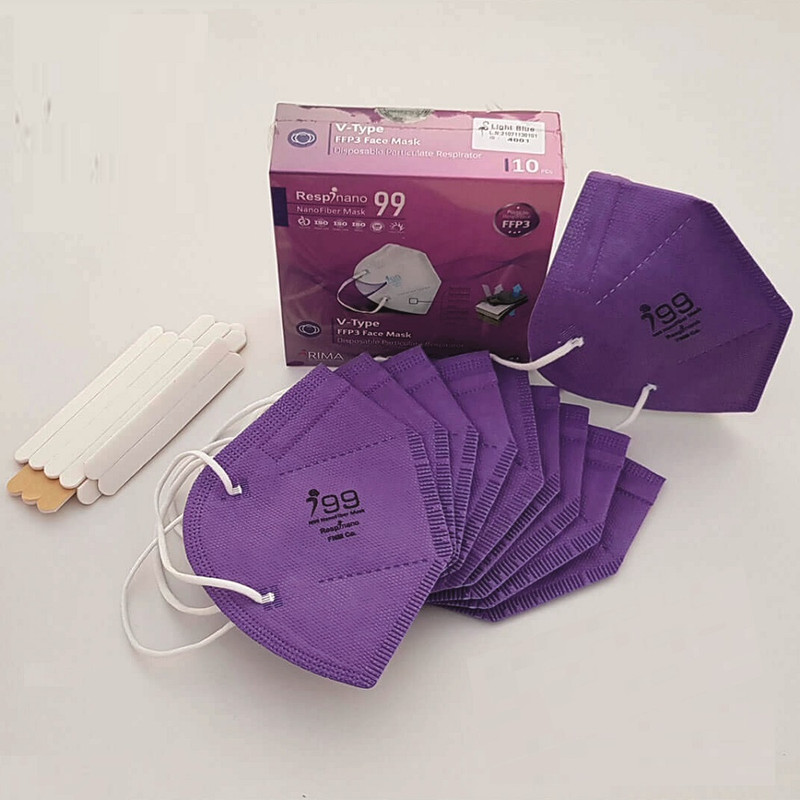 ماسک تنفسی ریما مدل وی تایپ N99 نانو کد Perplei-V99 بسته 10عددی ماسک تنفسی ریما مدل وی تایپ N99 نانو کد Perplei-V99 بسته 10عددی