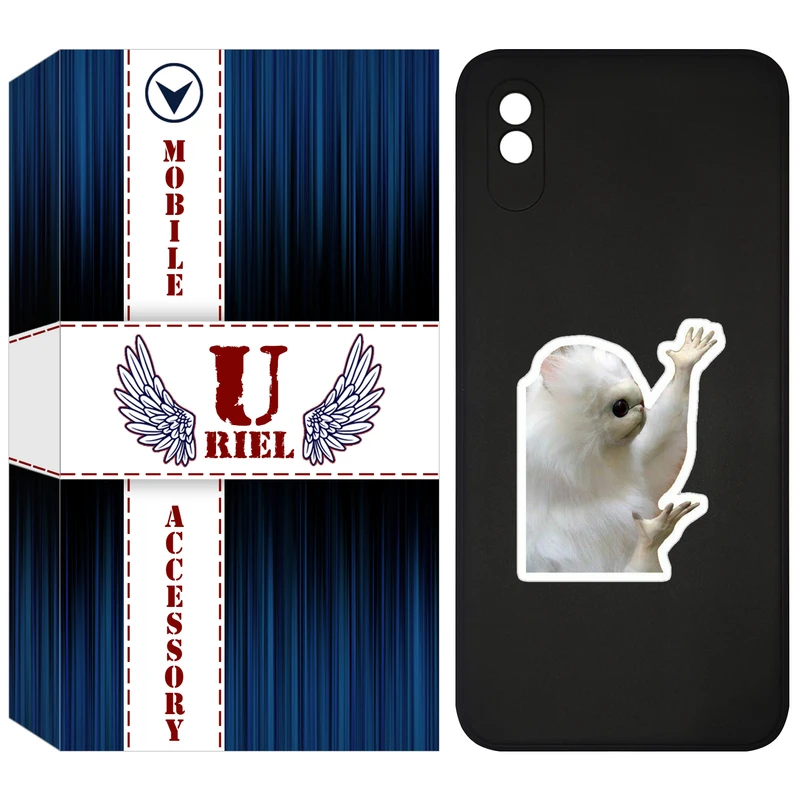 کاور یوریل مدل KSH کد 89 طرح میمون سفید مناسب برای گوشی موبایل شیائومی Redmi 9A / 9AT