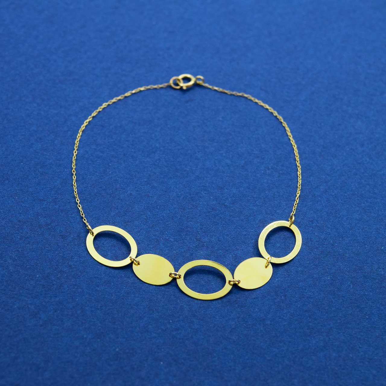 دستبند طلا 18 عیار زنانه کانیار گالری مدل B39 -  - 2