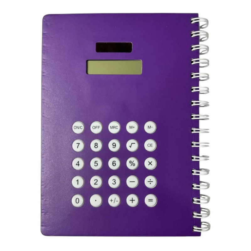 دفتر مشق 100 برگ مدل ماشین حساب دار