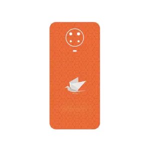 MAHOOT Minimalist origami bird Cover Sticker for Nokia G20