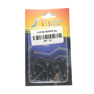 پیچ ام دی اف ساختمان مارکت مدل 120 بسته 25عددی