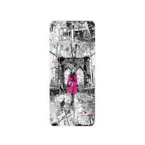 MAHOOT Collage of Catwalk Bridge Cover Sticker for Motorola Moto G 5G Plus