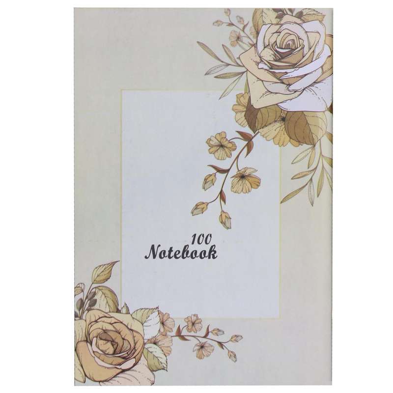 دفتر مشق 100 برگ سرو مدل Flower دفتر مشق 100 برگ سرو مدل Flower