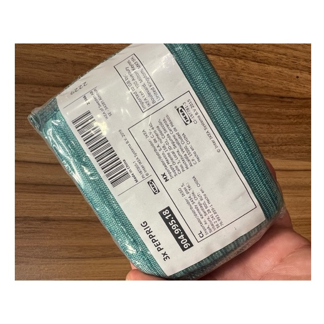 اسکاج ظرفشویی  ایکیا مدل PEPPRIG کد 90499518 مجموعه 3 عددی