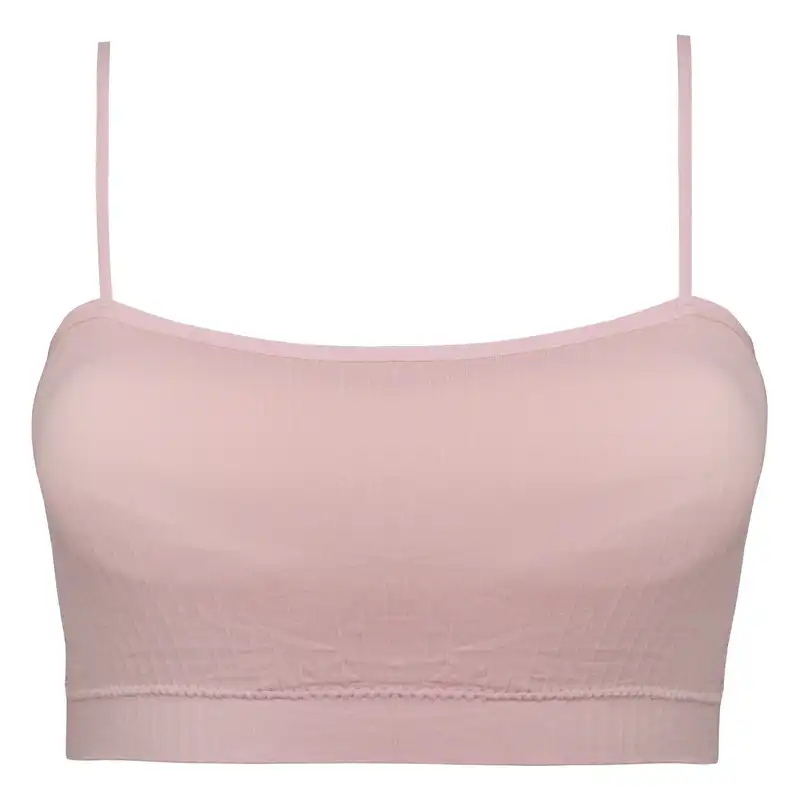 نیم تنه ورزشی زنانه ماییلدا مدل بدون فنر پددار کد 4742 رنگ صورتی