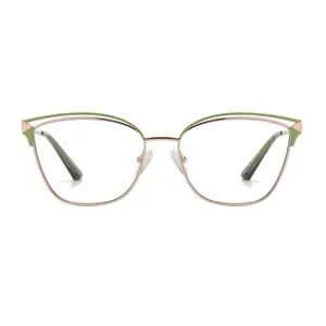 فریم عینک طبی گربه ای مدل JS8626C258-P81 مناسب برای صورت گرد و بیضی