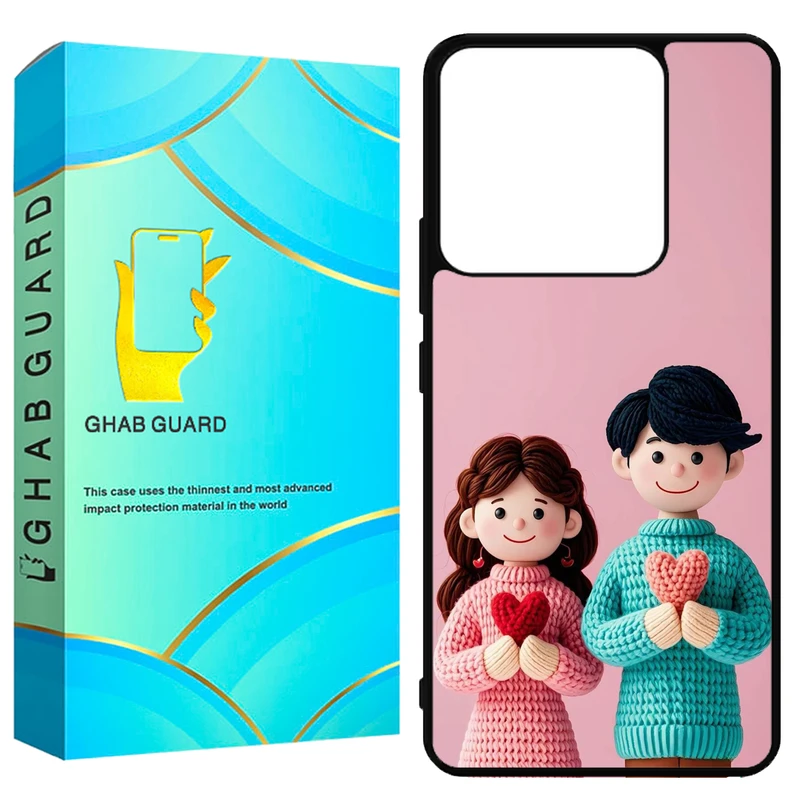 کاور قاب گارد طرح دختر و پسر مدل GN14 مناسب برای گوشی موبایل شیائومی Redmi Note 14 5G