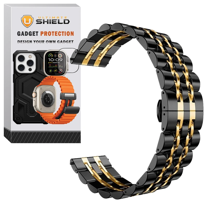 بند آلتیمیت شیلد مدل 7Row BCK TW مناسب برای ساعت هوشمند شیائومی آی می لب W01 / W02 / W12 / W13 / KW12 / KW66 (22mm)