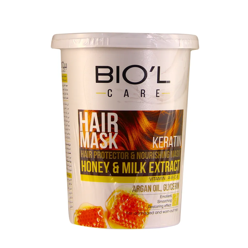 ماسک مو بیول مدل MILK & HONEY حجم 500 میلی لیتر